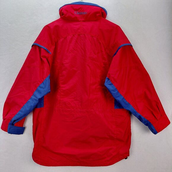 Columbia Women Gizmo Jacket Large Red Blue Colorblock 3 in 1 Winter Ski Coat VTG - Picture 14 of 16